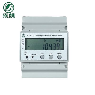 chất lượng  Dc RS485 Prepaid Electronic Energy Meter Double Circuit Lcd Display nhà máy sản xuất